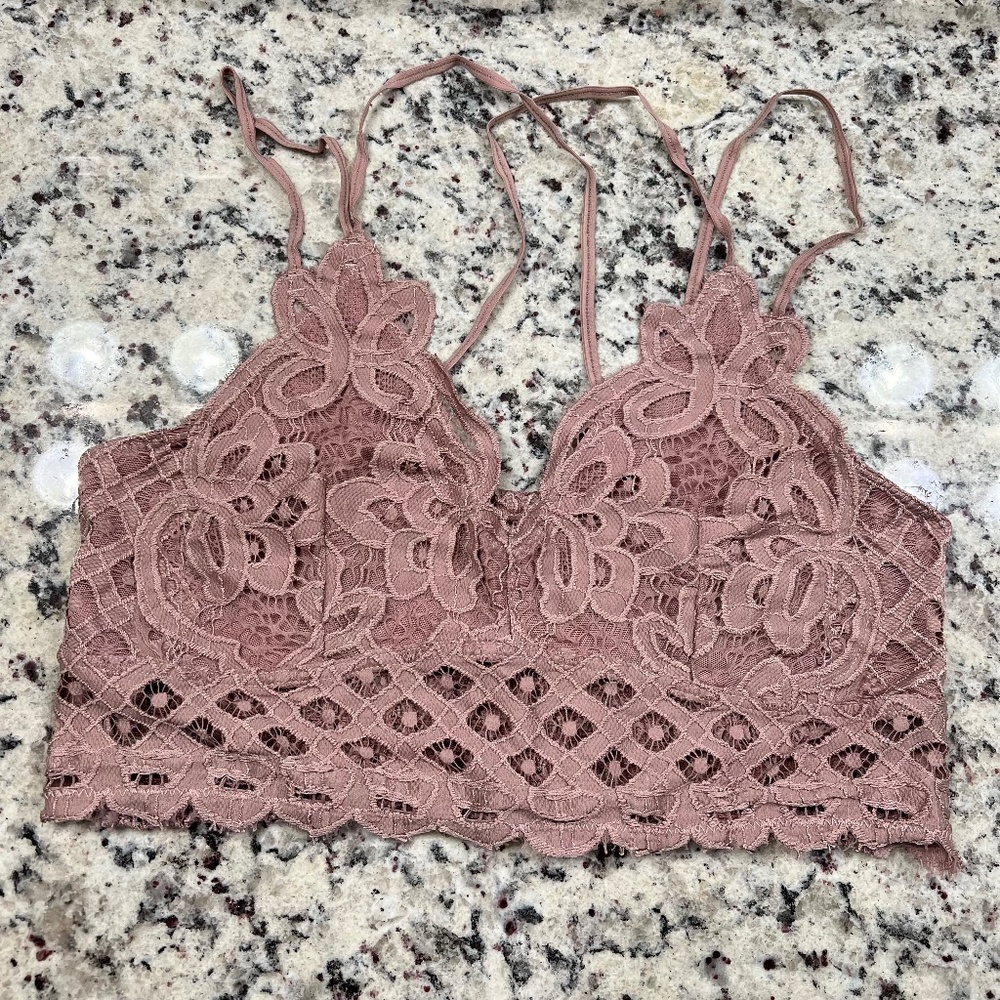 crochet lace bralette